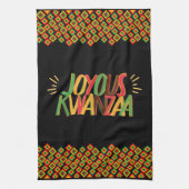 Joyous Kwanzaa Theedoek (Verticaal)