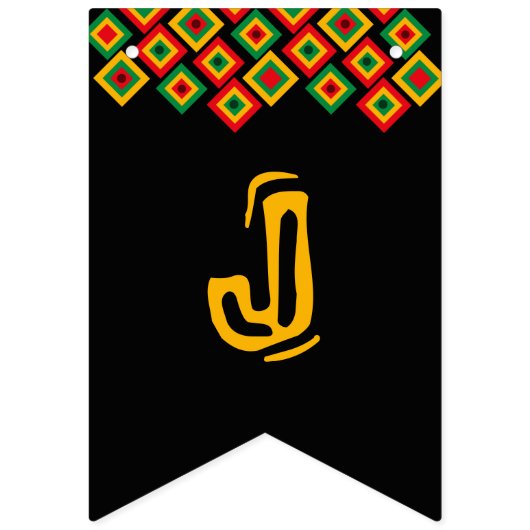 Joyous Kwanzaa Vlaggetjes (Tweede vlag)