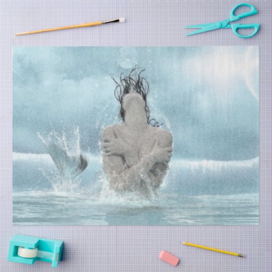 Joyous Mermaid in Zee Tissue Paper Tissuepapier (Craft)