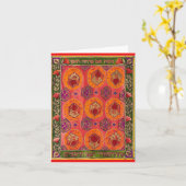 Joyous notecard met vers uit Song of Songs Kaart (Gele Bloem)