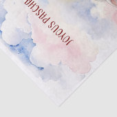 Joyous Pascha Lamb, Red Eggs and Cross Tissuepapier (Detail)