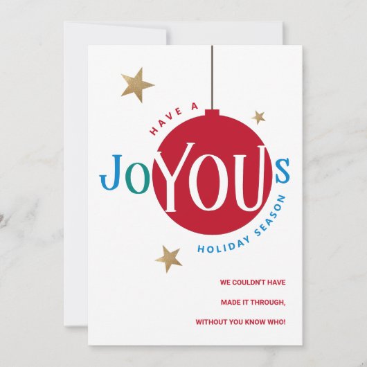 Joyous Red Corporate Client-appreciatie-feestdag (Voorkant)