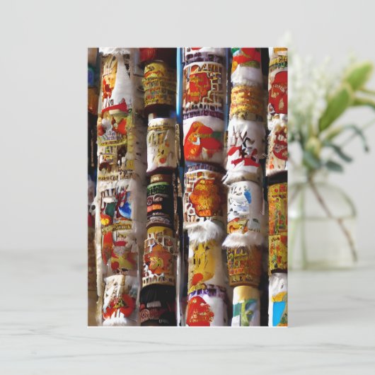 Joyous Shemini Atzeret en Simchat Torah Kaart (Staand voorkant)