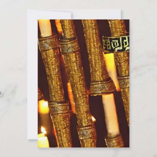 Joyous Shemini Atzeret en Simchat Torah Kaart (Achterkant)