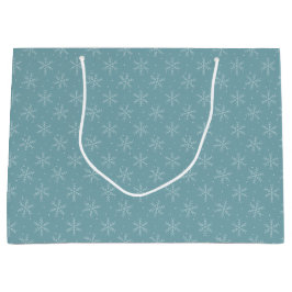 Joyous Snowflakes Large Cadeautasje