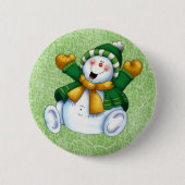 Joyous Snowman Button (Voorkant)