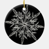 Joyous Snowman Keramisch Ornament (Achterkant)