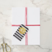 Joyous Stripes Holiday Gift Labels Cadeaulabel (Met Touw)