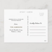 Joyous Stripes Vakantiefoto Briefkaart / LIEFDE (Achterkant)