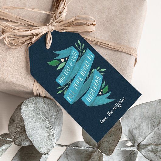 Joyous Tidings | Hanukkah Cadeaulabel