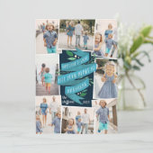 Joyous Tidings | Hanukkah Photo Collage Kaart (Staand voorkant)