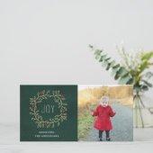 Joyous Tradition Feestdagenkaart (Staand voorkant)