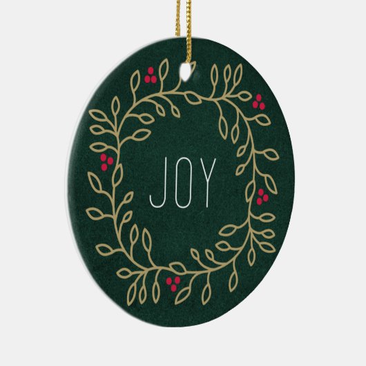 Joyous Tradition Keramisch Ornament (Rechts)