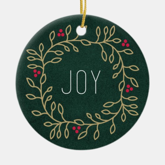 Joyous Tradition Keramisch Ornament (Voorkant)