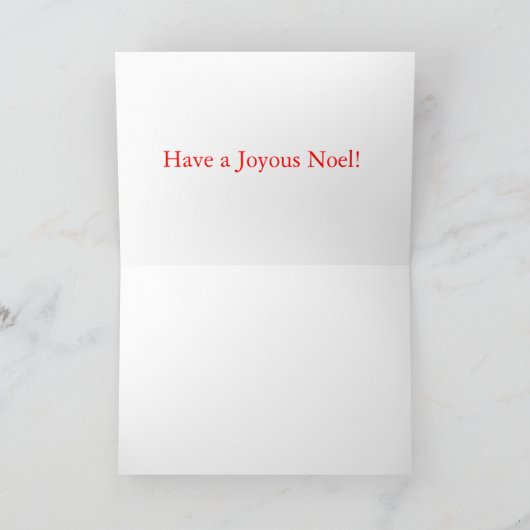 Joyous Wenskaart Noel Feestdagen Kaart (Binnen)