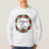 Joyous Yule Mannen Shirt (Voorkant)