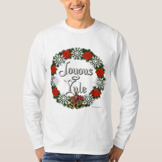 Joyous Yule Mannen Shirt (Voorkant)