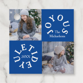 Joyous Yuletide 2 Foto Bedankjes Labels