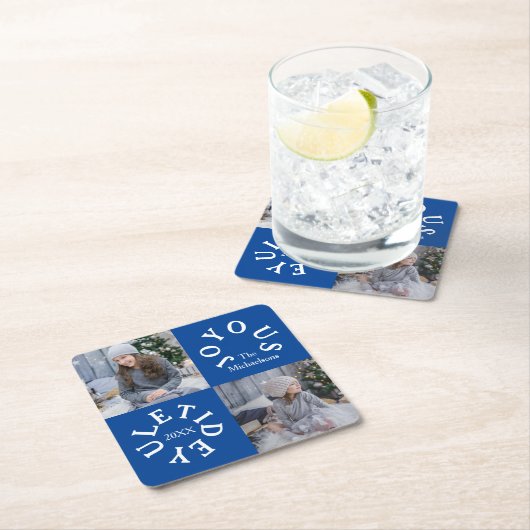 Joyous Yuletide 2 Photo Kartonnen Onderzetters (Insitu)