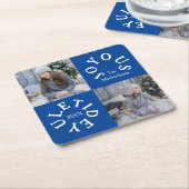 Joyous Yuletide 2 Photo Kartonnen Onderzetters (Schuin)