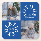 Joyous Yuletide 2 Photo Kartonnen Onderzetters (Voorkant)