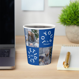 Joyous Yuletide 2 Photo Papieren Bekers