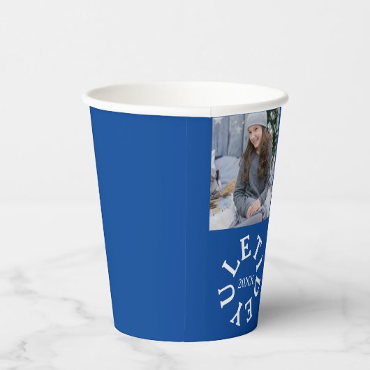 Joyous Yuletide 2 Photo Papieren Bekers (Rechts)