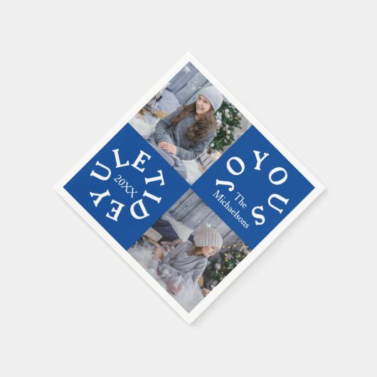 Joyous Yuletide 2 Photo Servet (Hoek)