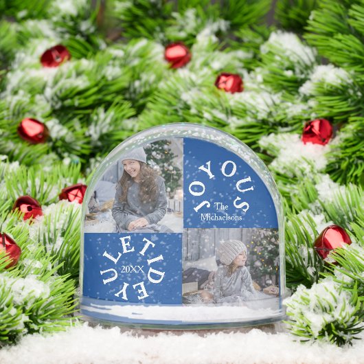 Joyous Yuletide 2 Photo Sneeuwbol (Kerstmis)