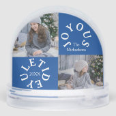 Joyous Yuletide 2 Photo Sneeuwbol (Achterkant)