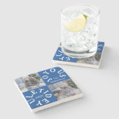 Joyous Yuletide 2 Photo Stenen Onderzetter (Zijkant)