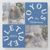 Joyous Yuletide 2 Photo Stenen Onderzetter (Voorkant)