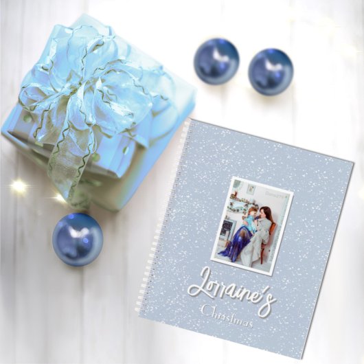 Joyoux Noel Blue Spiral Notitieboek