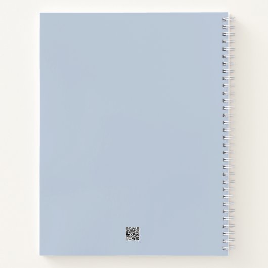 Joyoux Noel Blue Spiral Notitieboek (Achterkant)