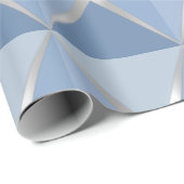 Joyoux Noel Christmas Blue Wrapping Paper Cadeaupapier (Rol Hoek)