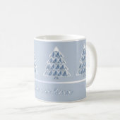 Joyoux Noel Powder Blue Christmas Coffee Mug Koffiemok (Voorkant rechts)