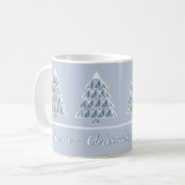 Joyoux Noel Powder Blue Christmas Coffee Mug Koffiemok (Voorkant links)