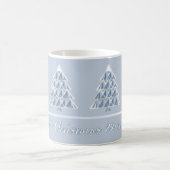 Joyoux Noel Powder Blue Christmas Coffee Mug Koffiemok (Center)