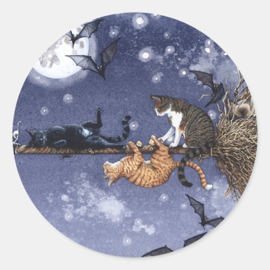 Joyriding Ronde Sticker (Voorkant)