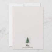 "Joys and Blessings" Grens Groene Garland Feestdagenkaart (Achterkant)