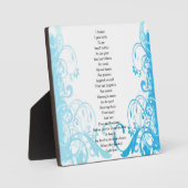 Joy's Birth Poem Fotoplaat (Voorkant)