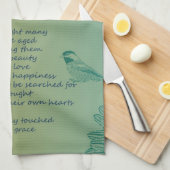 Joy's Birth Poem Theedoek (Quarter Fold)