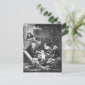 Joys of a father, c.1797 briefkaart (Staand voorkant)