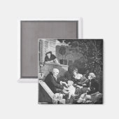 Joys of a father, c.1797 magneet (Voorkant / Achterkant)