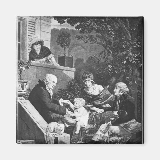 Joys of a father, c.1797 magneet (Voorkant)