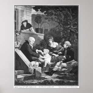 Joys of a father, c.1797 poster