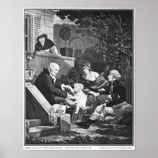 Joys of a father, c.1797 poster (Voorkant)