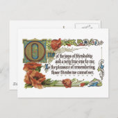 Joys of Friendship Briefkaart (Voorkant / Achterkant)