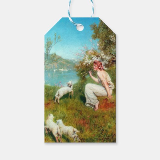 Joys of Spring (door John Collier) Cadeaulabel (Voorkant)