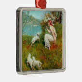 Joys of Spring (door John Collier) Metalen Ornament (Rechts)